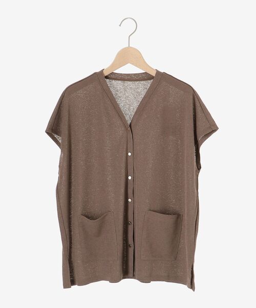 le.coeur blanc（ルクールブラン）の「リネンタッチミラノリブセットアップ（ワンピース・レディース・モカ/ベージュ/ネイビー・38）」の8枚目の写真