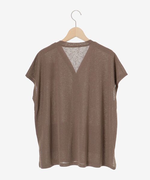 le.coeur blanc（ルクールブラン）の「リネンタッチミラノリブセットアップ（ワンピース・レディース・モカ/ベージュ/ネイビー・38）」の9枚目の写真