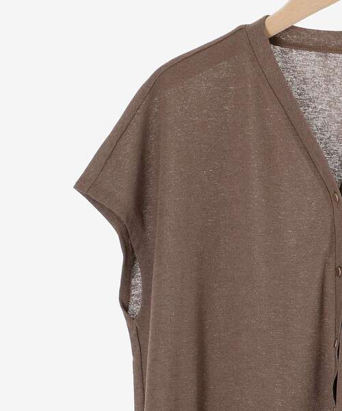 le.coeur blanc（ルクールブラン）の「リネンタッチミラノリブセットアップ（ワンピース・レディース・モカ/ベージュ/ネイビー・38）」の11枚目の写真