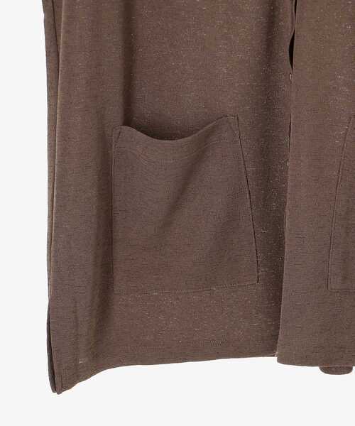 le.coeur blanc（ルクールブラン）の「リネンタッチミラノリブセットアップ（ワンピース・レディース・モカ/ベージュ/ネイビー・38）」の12枚目の写真