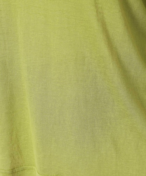 mysty woman（ミスティウーマン）の「【WEB限定】フラッペシアー半袖Tシャツ　499727（Tシャツ/カットソー・レディース・オフホワイト/ブラック/グレー/グリーン/ブルー/パープル/イエロー/ピンク・FREE）」の10枚目の写真