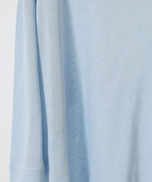 mysty woman（ミスティウーマン）の「【WEB限定】フラッペシアー半袖Tシャツ　499727（Tシャツ/カットソー・レディース・オフホワイト/ブラック/グレー/グリーン/ブルー/パープル/イエロー/ピンク・FREE）」の9枚目の写真