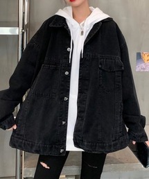 MASHIRO（マシロ）の「【MASHIRO】ビッグシルエットデニムジャケット（デニムジャケット）」