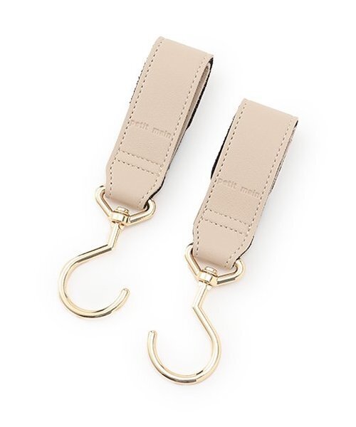 petit main(プティマイン)の「ベビーカーフック(ベビーカー/ベビーカー用品・キッズ・ベージュ/ブラック・F)」の2枚目の写真