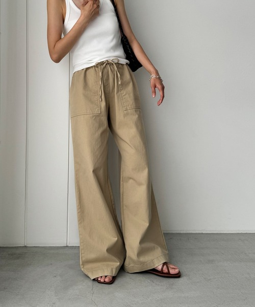 CANALJEAN♡El mar 起毛チェックイージーパンツ CANAL JEAN（キャナルジーン）の「El mar 起毛チェックイージー