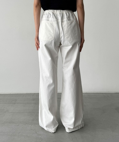 CANAL JEAN（キャナルジーン）の「El mar　コットンベイカーイージーパンツ（その他パンツ・レディース・ベージュ/アイボリー・ONE SIZE）」の11枚目の写真