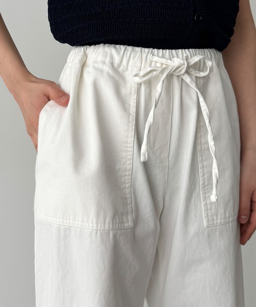 CANAL JEAN（キャナルジーン）の「El mar　コットンベイカーイージーパンツ（その他パンツ・レディース・ベージュ/アイボリー・ONE SIZE）」の12枚目の写真