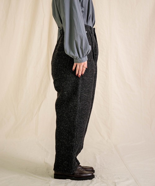 Brocante（ブロカント）の「[Brocante / ブロカント] オリジナルツイード アンプリッセパンツ（その他パンツ・レディース・ベージュ/ブラック・1/2）」の15枚目の写真