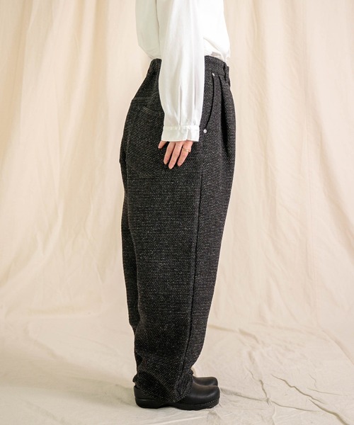 Brocante（ブロカント）の「[Brocante / ブロカント] オリジナルツイード アンプリッセパンツ（その他パンツ・レディース・ベージュ/ブラック・1/2）」の17枚目の写真
