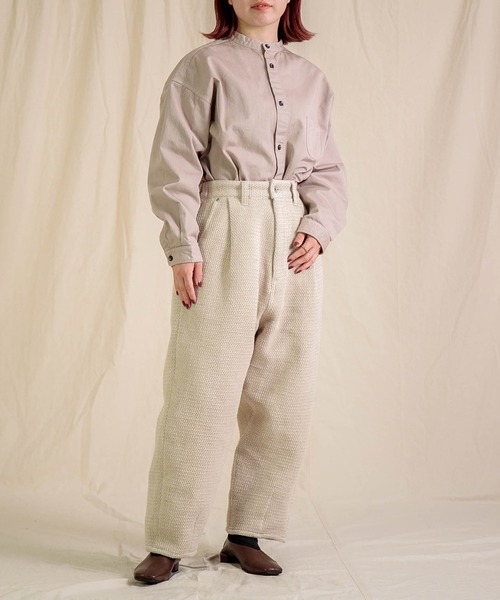 Brocante（ブロカント）の「[Brocante / ブロカント] オリジナルツイード アンプリッセパンツ（その他パンツ・レディース・ベージュ/ブラック・1/2）」の12枚目の写真