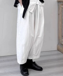 ワイド クロップド バルーン パンツ