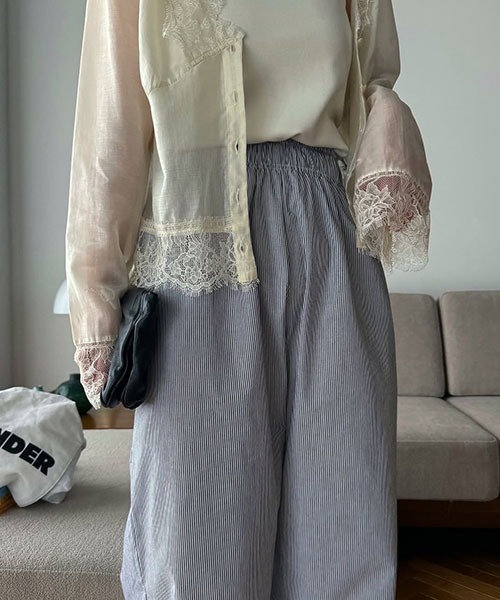 セール】stripe relax straight PT（その他パンツ）｜WILLFULLY