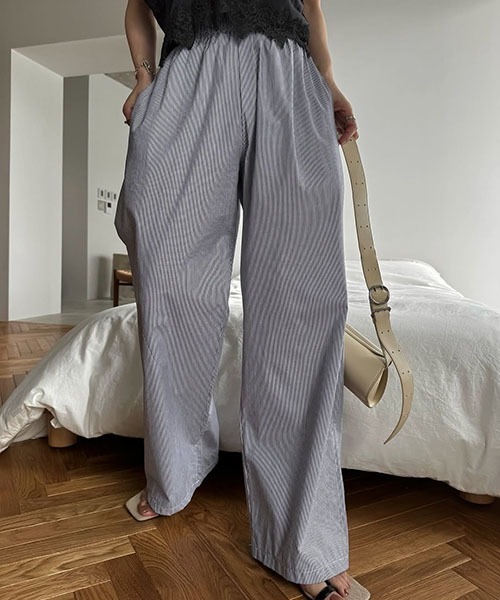 セール】stripe relax straight PT（その他パンツ）｜WILLFULLY