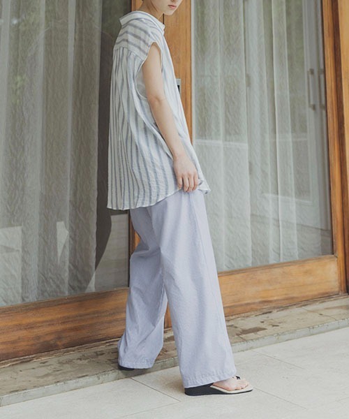 新品　stripe straight PT ストライプパンツwillfully セール】stripe relax straight PT（その他パンツ）｜WILLFULLY