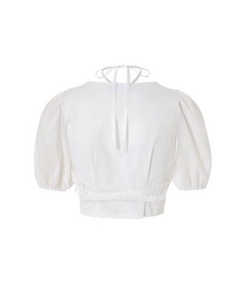 セール】【NOTYOURROSE】Rosie wrap blouse / 【ノットユアローズ