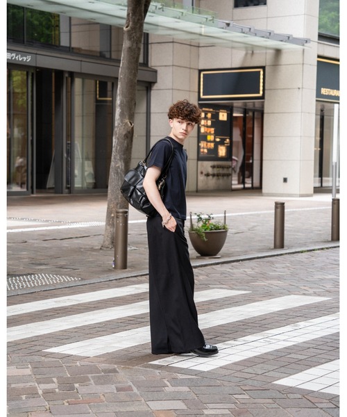 kutir（クティール）の「BARREL LEG SLACKS PANTS／バレルレッグスラックスパンツ（スラックス・メンズ・ブラック/チャコールグレー・LARGE/SMALL/MEDIUM）」の12枚目の写真