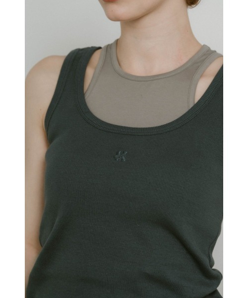 2piece layered logo tank top（タンクトップ）｜Knuth Marf