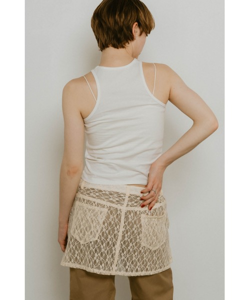 2piece layered logo tank top（タンクトップ）｜Knuth Marf
