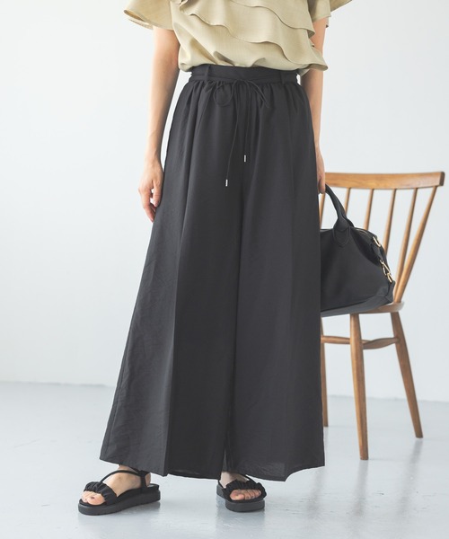 セール】シアーギャザーイージーパンツ 574565（その他パンツ）｜mysty