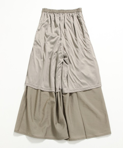 mysty woman(ミスティウーマン)の「シアーギャザーイージーパンツ 574565(その他パンツ・レディース・グレイッシュベージュ/ブラック/オフホワイト・FREE)」の22枚目の写真