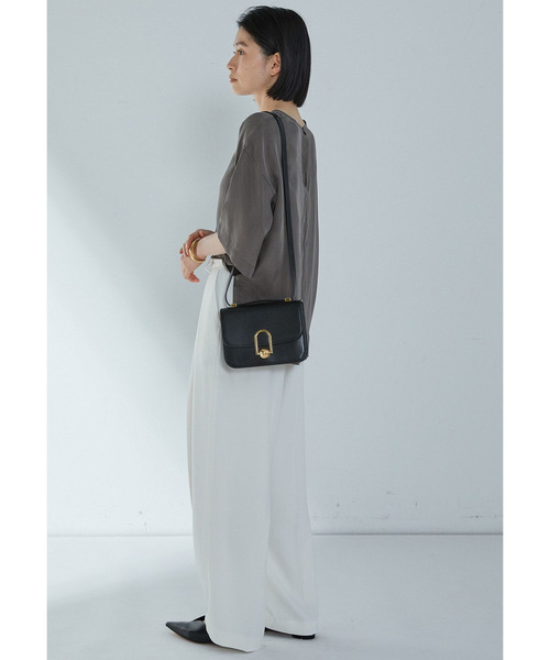 1er Arrondissement（プルミエアロンディスモン）の「２タックツイルパンツ（その他パンツ・レディース・ブラック系その他3/オフホワイト・38/36）」の5枚目の写真