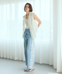 Grace Class フード付きホワイトベスト Grace Class フード付きホワイトベスト