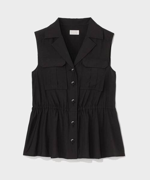 特別セール　新品　ラウンジドレス　ミリタリージレ　ブラック LOUNGEDRESS（ラウンジドレス）の「ミリタリージレジャケット