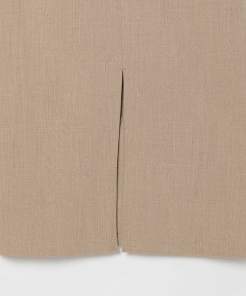 BAYFLOW(ベイフロー)の「リネンライクジレワンピース(ワンピース・レディース・チャコール/ベージュ・FREE)」の5枚目の写真