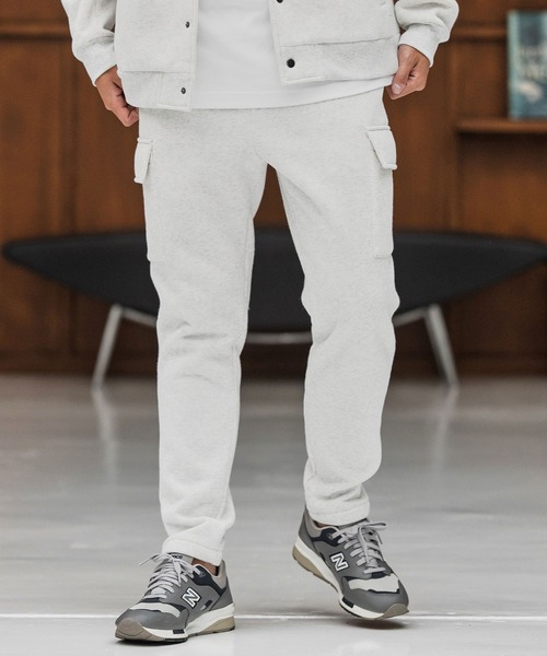 mp13869-裏起毛スウェットカーゴパンツ（カーゴパンツ）｜CAMBIO