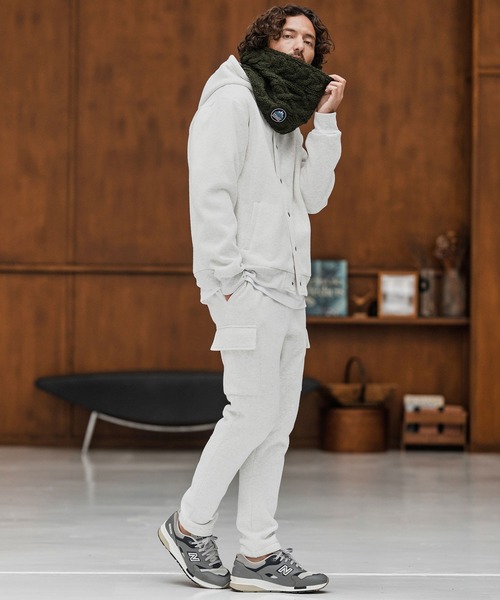 mp13869-裏起毛スウェットカーゴパンツ（カーゴパンツ）｜CAMBIO