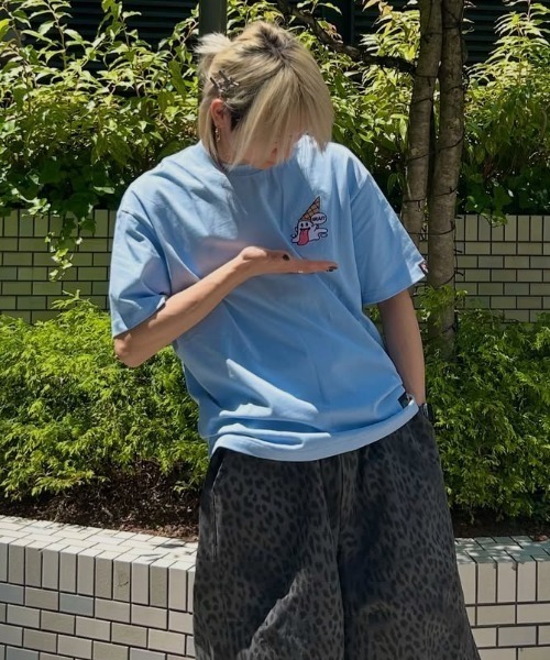 tシャツ A'GEM/9 × .kom 「GRAF＆WU/グラフアンドユー」アイスゴーストTシャツ レディース メンズ GRAF＆WU tシャツ A'GEM/9 × .kom「GRAF＆WU/グラフアンドウー