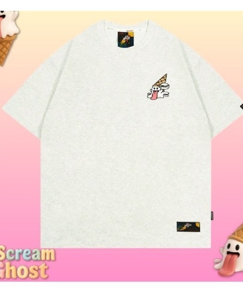 A'GEM/9 × .kom 『GRAF&WU/グラフアンドユー』アイスゴーストTシャツ