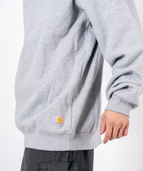 Carhartt（カーハート）の「【CARHARTT】スウェット　 裏起毛　大きめ（スウェット・レディース・ブラック/グレー・M/S/XL/L）」の13枚目の写真