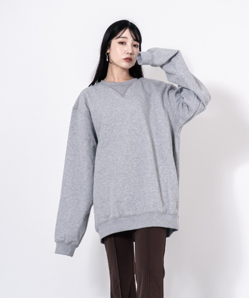 Carhartt（カーハート）の「【CARHARTT】スウェット　 裏起毛　大きめ（スウェット・レディース・ブラック/グレー・M/S/XL/L）」の19枚目の写真