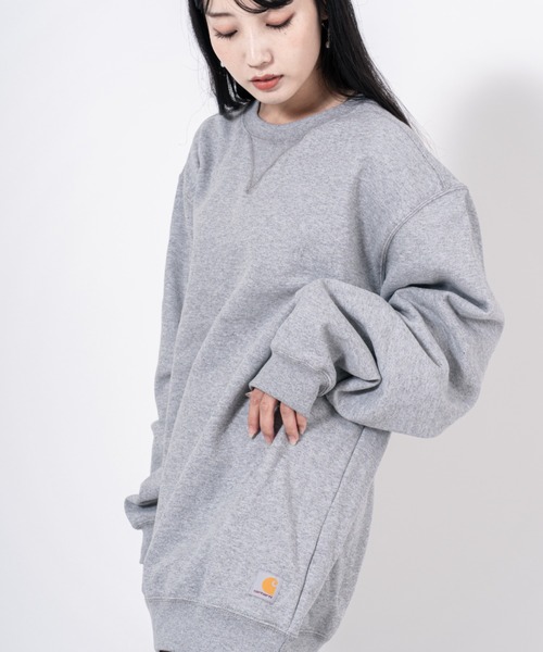 Carhartt（カーハート）の「【CARHARTT】スウェット　 裏起毛　大きめ（スウェット・レディース・ブラック/グレー・M/S/XL/L）」の18枚目の写真