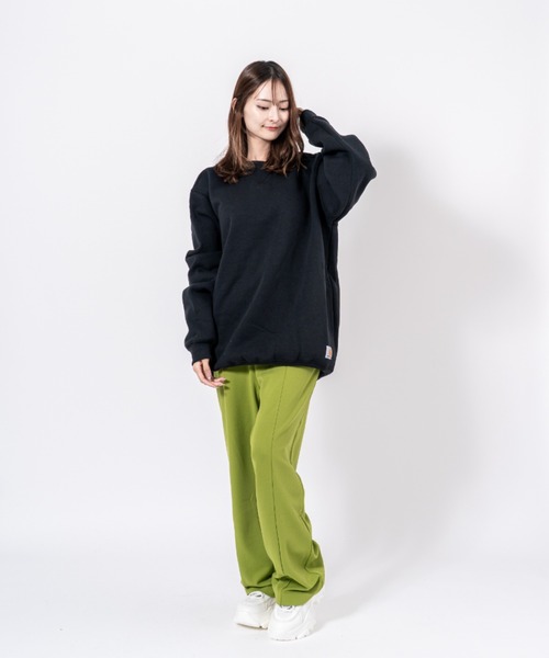 Carhartt（カーハート）の「【CARHARTT】スウェット　 裏起毛　大きめ（スウェット・レディース・ブラック/グレー・M/S/XL/L）」の11枚目の写真