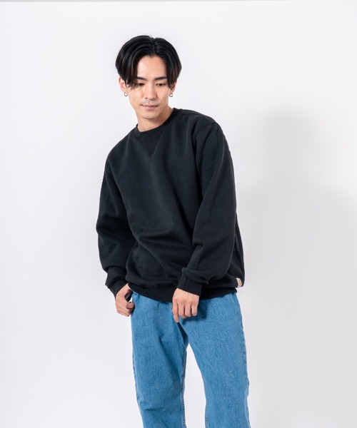 Carhartt（カーハート）の「【CARHARTT】スウェット　 裏起毛　大きめ（スウェット・レディース・ブラック/グレー・M/S/XL/L）」の5枚目の写真