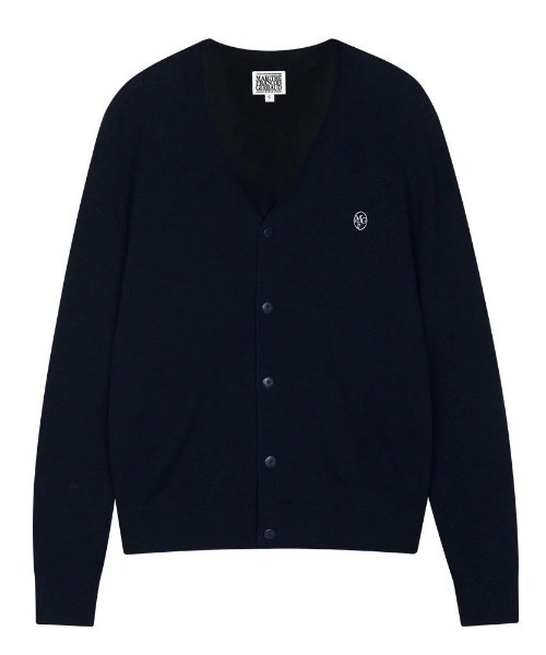 MARITHE + FRANCOIS GIRBAUD(マリテフランソワジルボー)の「V NECK MERINO WOOL CARDIGAN(カーディガン/ボレロ・レディース・ミント/オートミール/ネイビー/ブラック・LARGE/SMALL/MEDIUM)」の4枚目の写真