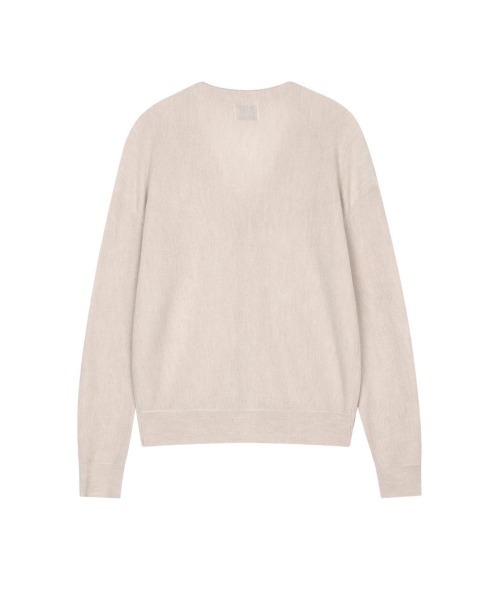 MARITHE + FRANCOIS GIRBAUD(マリテフランソワジルボー)の「V NECK MERINO WOOL CARDIGAN(カーディガン/ボレロ・レディース・ミント/オートミール/ネイビー/ブラック・LARGE/SMALL/MEDIUM)」の8枚目の写真