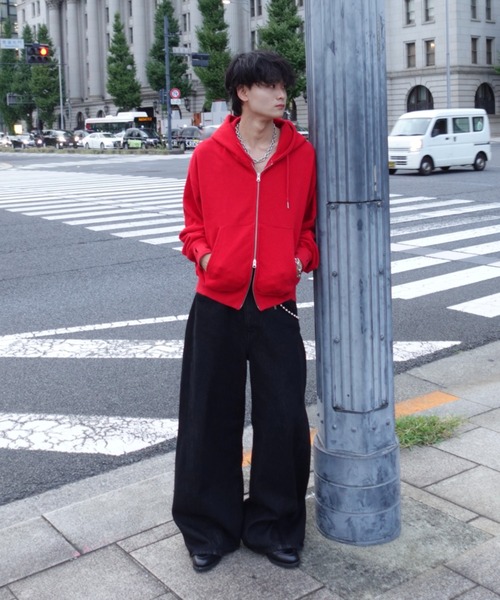 ZOZOMARKET（ゾゾマーケット）の「ZOZOMARKET by みずきち-カーブデザインデニム（デニムパンツ・メンズ・グレー/ブラウン/ダークブラック/ブルー/グリーン/ブラック・マルチサイズ）」の21枚目の写真