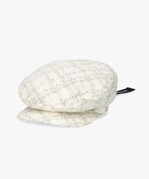 即購入可　新品未使用　Chapeau d’ O シャポードオー　ベレー帽　夏 Chapeau d' O 帽子 ベレー帽 Lame Silk Braid Beret