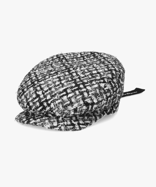 Chapeau d' O（シャポードオー）の「Chapeau d' O  Fancy Tweed Hunting / シャポードオー（ハンチング/ベレー帽・レディース・ベージュ/グレー/ホワイト・M/57.5cm）」の11枚目の写真