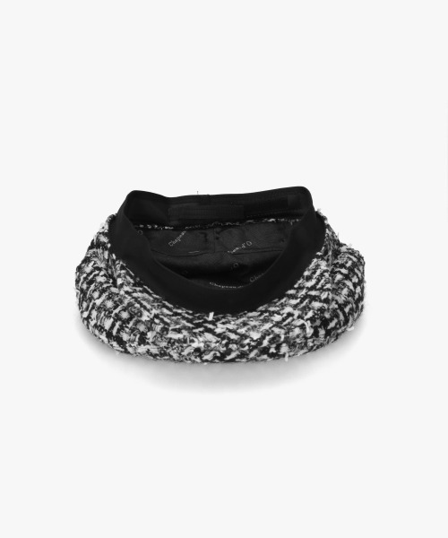 Chapeau d' O（シャポードオー）の「Chapeau d' O  Fancy Tweed Hunting / シャポードオー（ハンチング/ベレー帽・レディース・ベージュ/グレー/ホワイト・M/57.5cm）」の16枚目の写真