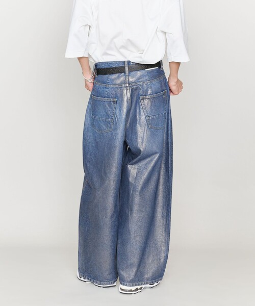 ASTRAET＞コーティング BIG バルーンデニムパンツ UNISEX（デニム