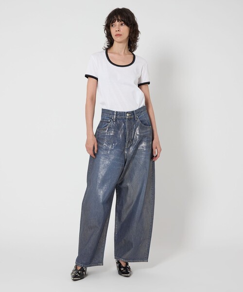 ASTRAET＞コーティング BIG バルーンデニムパンツ UNISEX（デニム