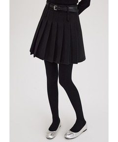 【JOSEMOON】DOUBLEWAIST PLEATS MINISKIRT DOUBLEWAIST PLEATS MINISKIRT/ダブルウエストミニスカート