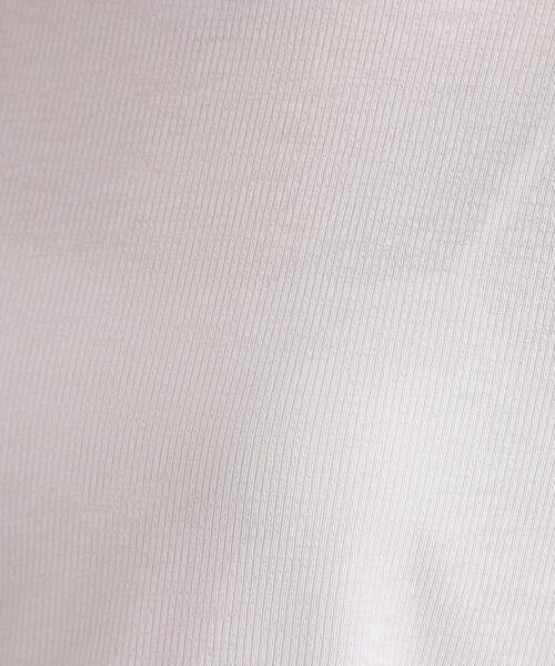 THE SHOP TK (ザ ショップ ティーケー )の「5分袖シアーTシャツ【二の腕カバー/洗濯機OK】(Tシャツ/カットソー・レディース・オフホワイト/ブラック/ライトグレー/ボルドー・12/13)」の12枚目の写真