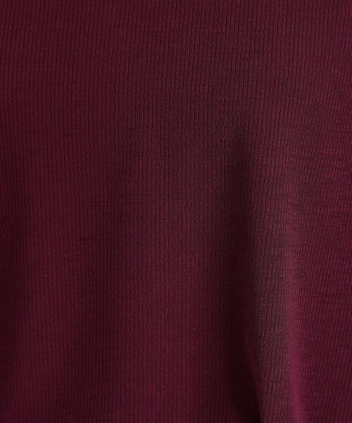 THE SHOP TK (ザ ショップ ティーケー )の「5分袖シアーTシャツ【二の腕カバー/洗濯機OK】(Tシャツ/カットソー・レディース・オフホワイト/ブラック/ライトグレー/ボルドー・12/13)」の20枚目の写真