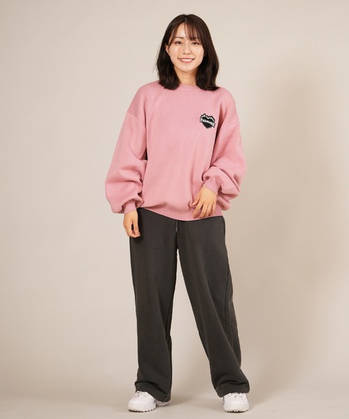 THRASHER(スラッシャー)の「THRASHER/スラッシャー セーター 254TH2KN053(ニット/セーター・レディース・アイボリー/ブラック/ピンク・FREE)」の20枚目の写真