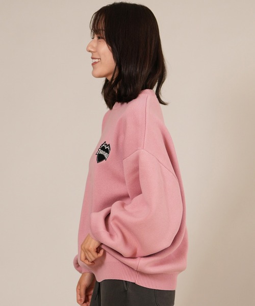 THRASHER(スラッシャー)の「THRASHER/スラッシャー セーター 254TH2KN053(ニット/セーター・レディース・アイボリー/ブラック/ピンク・FREE)」の18枚目の写真